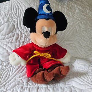 Disney Mickey Mouse Sorcerers Apprentice Plush Stuffed Walt Disney World